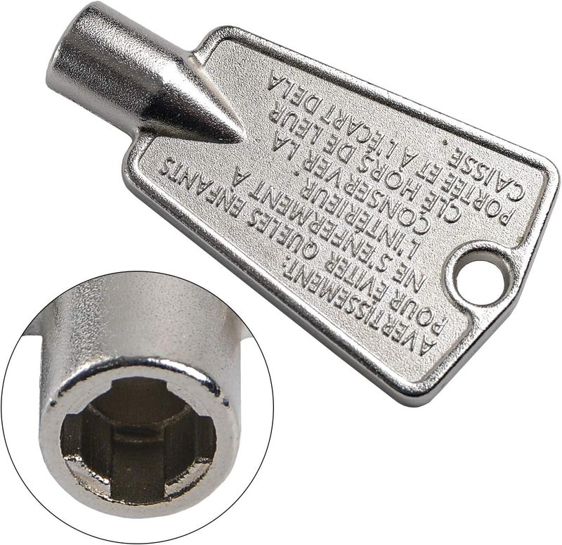 HSTECH 216702900 Freezer Door Key for Frigidaire Kenmore AP4071414 PS2061565 AP2113733 AP4301346 PS1991481 06599905 08037402 12849(Metal) - Image 3